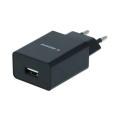 Swissten Adapter Charger Smart IC 1x USB 1A Power + Data Cable USB / Micro-USB 1,2 m, black 22062000
