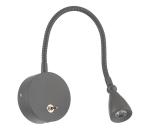 ONLI ONLI - LED Flexibilná lampička LEXI LED/1W/230V 4000K šedá