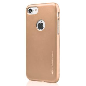Puzdro Mercury i-Jelly TPU iPhone 6/6s - zlaté