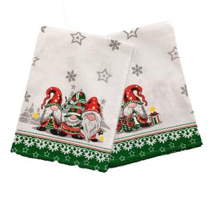 Christmass Gnom kuchynské utierky 2 ks Christmass Gnom kuchynské utierky 2 ks - 40x60 cm