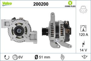 VALEO Alternátor 200200
