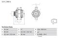 BOSCH Alternátor 0 986 083 670