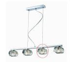 Azzardo Azzardo - Náhradné sklo k lustru RUBIC