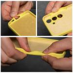 Puzdro Silicone Xiaomi Redmi 14C, silikónové - žlté