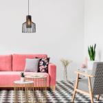 Závesné svietidlo Atos 2851 jedno svetlo Ø30cm čierne