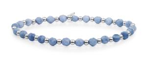 Sparkling Jewels Korálkový náramok s modrým aventurínom SB-GEM37-3MM-MIX