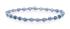Sparkling Jewels Korálkový náramok s modrým aventurínom SB-GEM37-3MM-MIX