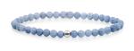 Sparkling Jewels Korálkový náramok s modrým aventurínom SB-GEM37-ADD-4MM