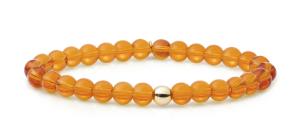 Sparkling Jewels Korálkový náramok s citrínom SBG-GEM38-ADD-6MM
