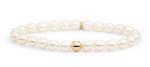 Sparkling Jewels Pôvabný perlový náramok pre ženy SBG-PEARL-ADD-6MM