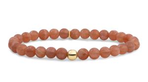 Sparkling Jewels Korálkový náramok so slnečným kameňom SBG-GEM58-ADD-6MM