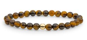 Sparkling Jewels Korálkový náramok s tigrím okom SBG-GEM09-ADD-6MM