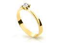 Cutie Diamonds Jemný zásnubný prsteň zo žltého zlata s diamantom DZ6899-1905-10-X-1 53 mm