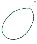 Agato Minerálny náhrdelník s korálkami z malachitu POL-N07/47L