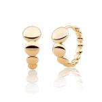 Sparkling Jewels Originálne pozlátené kruhy EAG33