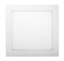 LED Solution Biely vstavaný LED panel hranatý 225 x 225mm 18W Farba svetla: Teplá biela 191095