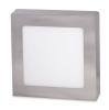 Ecolite Strieborný prisadený LED panel hranatý 170 x 170mm 12W Farba svetla: Teplá biela LED-CSQ-12W/27/CHR