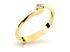 Cutie Diamonds Jemný prsteň zo žltého zlata s diamantom DZ6819-1914-10-X-1 64 mm
