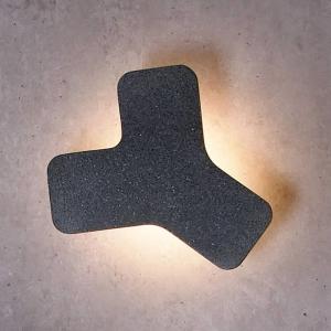 Nástenné svietidlo Ypsilon LED, tmavosivé