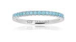 Sif Jakobs Strieborný prsteň s kamienkami tyrkysu Ellera SJ-R2869-TQ-YG 52 mm