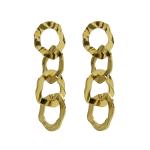 Victoria Cruz Módne pozlátené visiace náušnice Essence A4631-DT