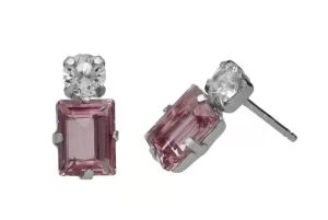 Victoria Cruz Elegantné visiace náušnice s kryštálmi Serenity A4712-05HT