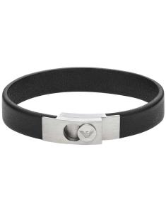 Emporio Armani Pánsky kožený náramok Couples EGS3087040