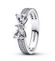 Pandora Strieborný prsteň Trblietavá mašlička Timeless 193552C01 52 mm