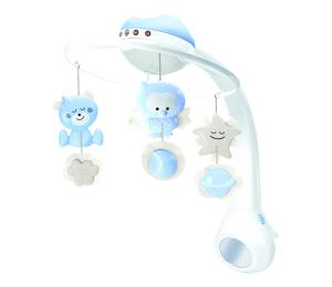 Infantino Infantino - Kolotoč nad postieľku s melódiou 3v1 3xAAA modrá