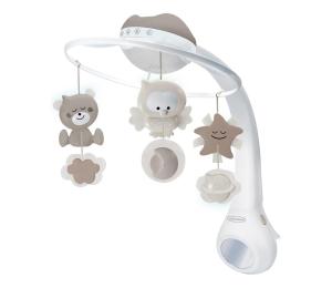 Infantino Infantino - Kolotoč nad postieľku s melódiou 3v1 3xAAA hnedá