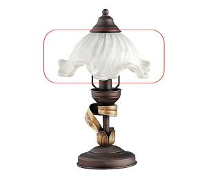 Jupiter Jupiter - Náhradné sklo univerzálne METRO pr. 20 cm biela