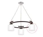 Jupiter Jupiter - Náhradné sklo k lustru BASCO E27 pr. 13 cm biela