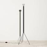 FLOS Luminator stojacia lampa, antracitová farba, výška 189 cm, kov