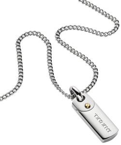Diesel Štýlový pánsky náhrdelník s príveskom DX1116040