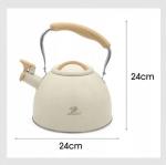 Kinekus Čajník nerez 2,5L krémový