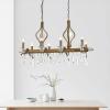 Luster Elizabeth 105x55 cm kov/sklo 8flg. starožitné zlato