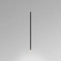 Závesné svietidlo Egger DLS Spago 60 T, čierne, Ø 1,4 cm hliník
