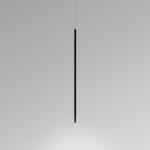Závesné svietidlo Egger DLS Spago 60 T, čierne, Ø 1,4 cm hliník