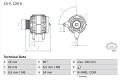 BOSCH Alternátor 0 986 047 340