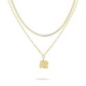 Tamaris Elegantný set pozlátených náhrdelníkov Slon Little Elephant TJ-0597-N-47