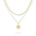 Tamaris Elegantný set pozlátených náhrdelníkov Slon Little Elephant TJ-0597-N-47