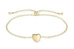 Tamaris Pozlátený náramok so srdiečkom Bold Hearts TJ-0625-B-23