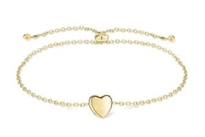 Tamaris Pozlátený náramok so srdiečkom Bold Hearts TJ-0625-B-23