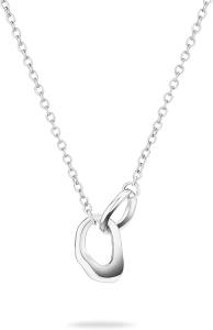 Tamaris Pôvabný oceľový náhrdelník Organic Shapes TJ-0615-N-45