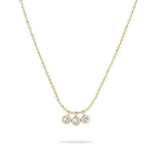 Tamaris Pozlátený náhrdelník so zirkónmi Tiny Glimmer TJ-0604-N-45