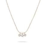 Tamaris Elegantný pozlátený náhrdelník so zirkónmi Tiny Glimmer TJ-0605-N-45