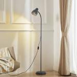 Stojacia lampa Lindby Tebbi, modrá, kov, výška 150 cm