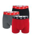 CRISTIANO RONALDO CR7 - 3PACK cotton stretch red & black boxerky
