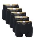 CRISTIANO RONALDO CR7 - 5PACK boxerky cotton stretch black color with gold logo - limitovaná edícia