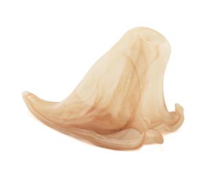 Náhradné sklo k lustru E14 11,5x18 cm béžová